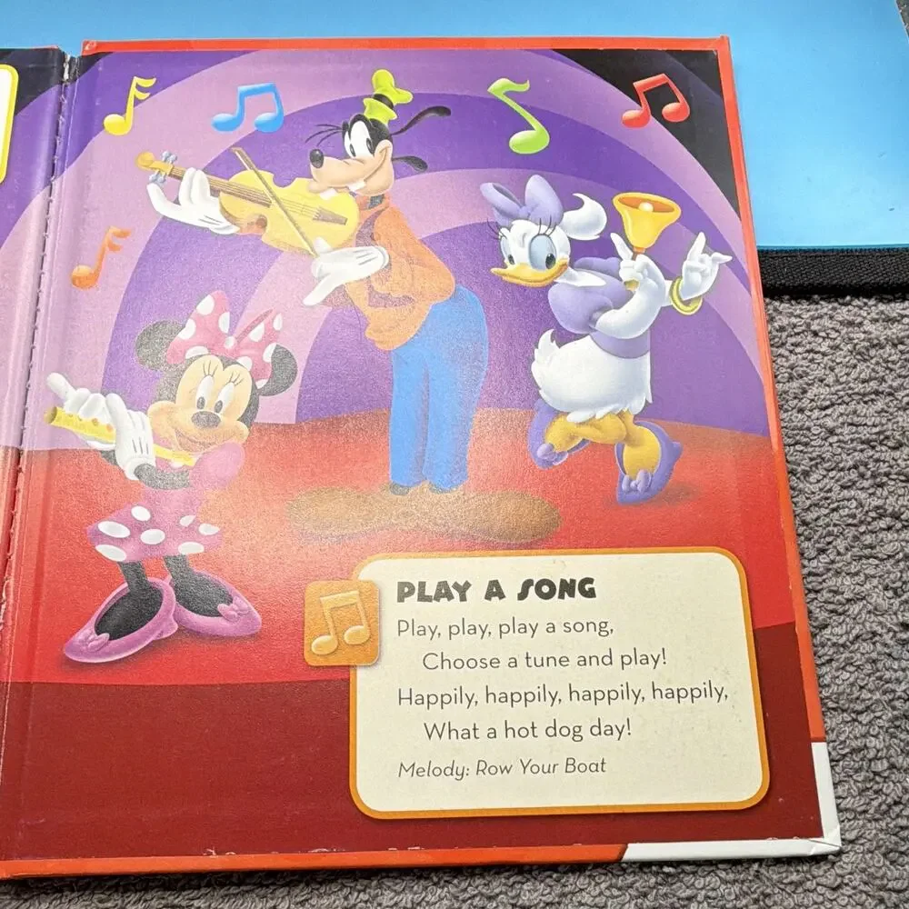 Disney Minnie Mouse Halloween Witch Plush , and play with Mickey book.